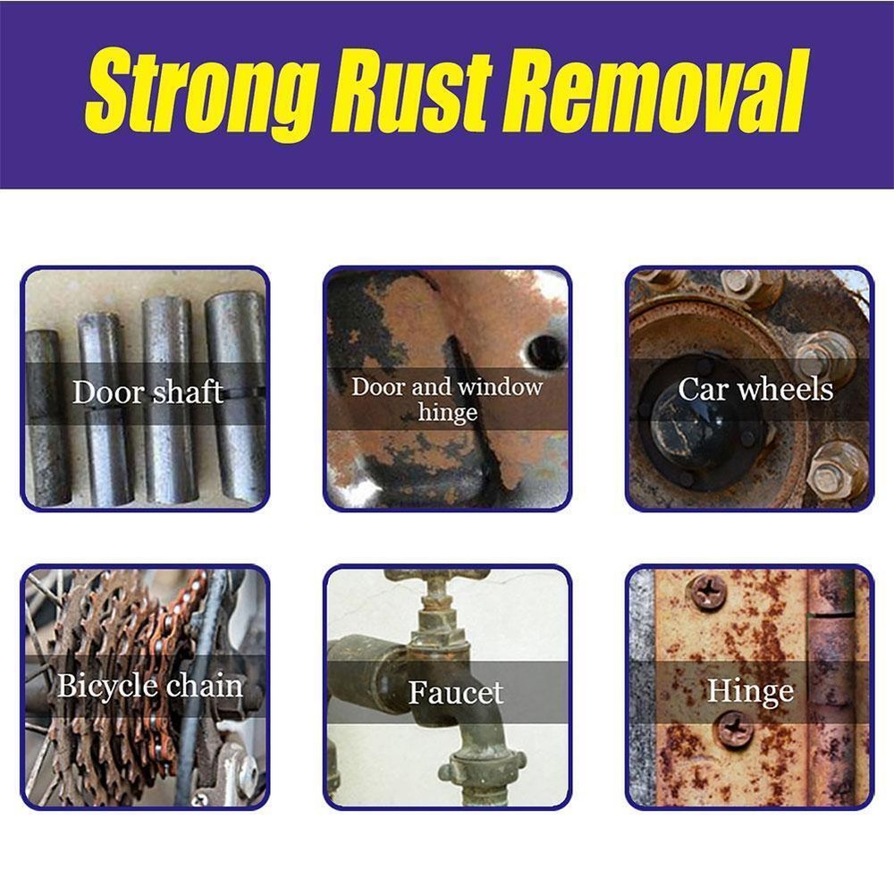 Multipurpose Rust Remover Spray, Rust Remover For Metal, Remover Rustout US☆☆