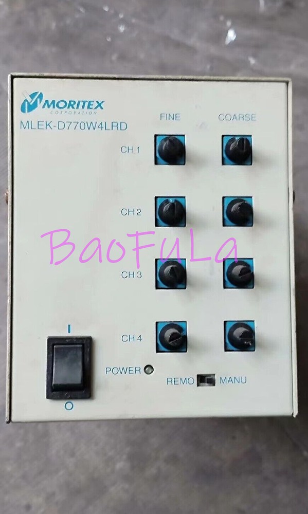 1PCS USED MORITEX MLEK-D770W4LRD light source controller