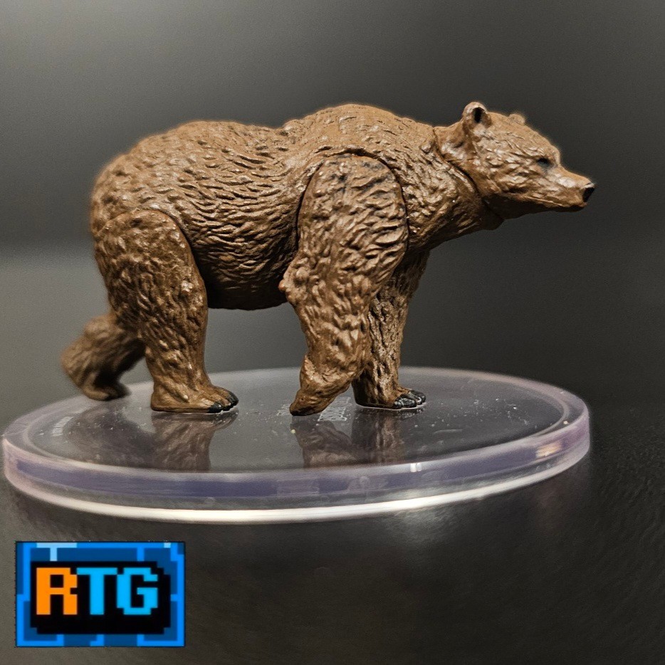 D&D Miniature - Brown Bear #27 - Large Creature - Dungeons and Dragons - Monster
