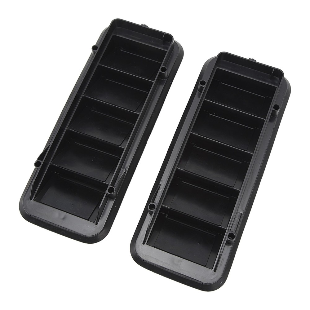 2pcs Back Panel Air Vent Relief Grille Durable Replacement For Chevy Silver COHM