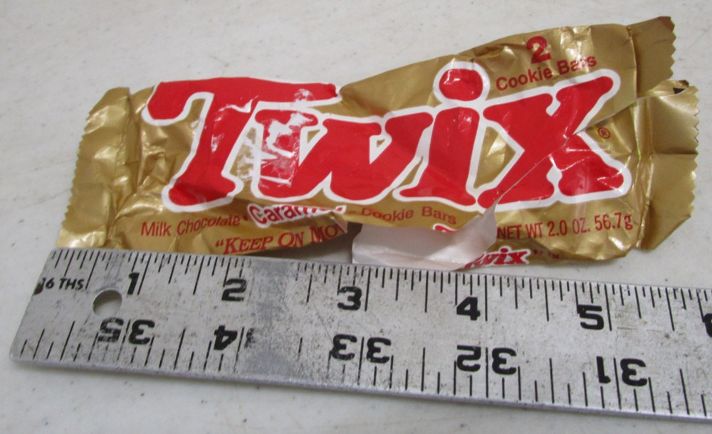 VINTAGE 1980's TWIX CANDY BAR WRAPPER EMPTY