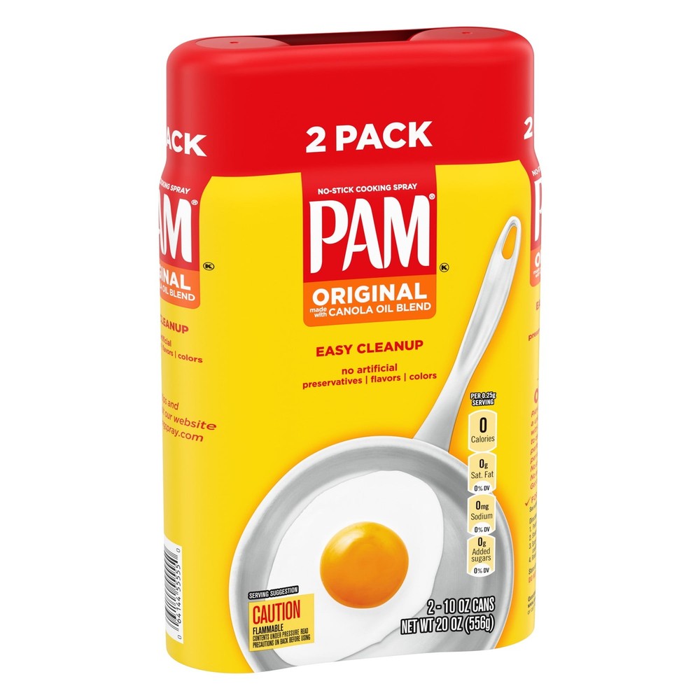 PAM Non-Stick Original Cooking Spray, 10 oz., 2-Count