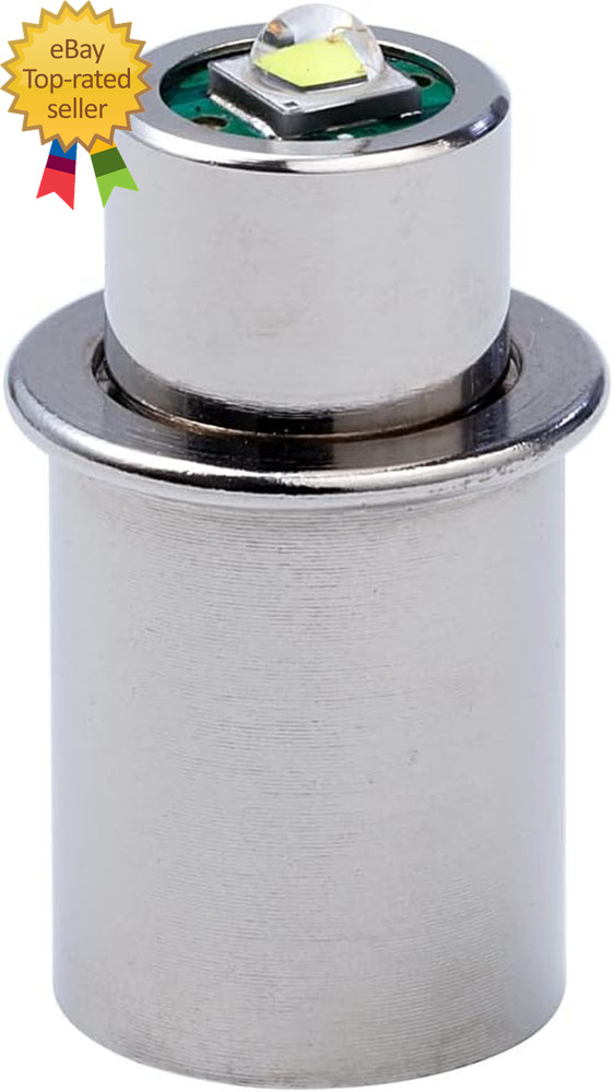 Compatible Mag Lite LED Conversion/Upgrade Bulb 300LM Torch/Flashlight 2D/2C Cel