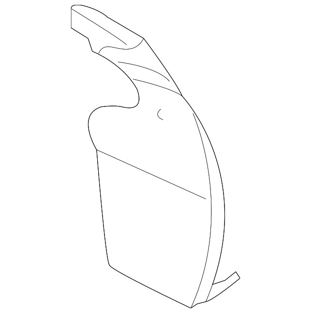 Genuine Nissan Quarter Panel Splash Shield 78819-EM10A