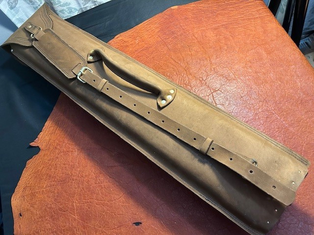 Randy Cantrell Envelope Style Custom Pool Case 2x4 Caramel Leather