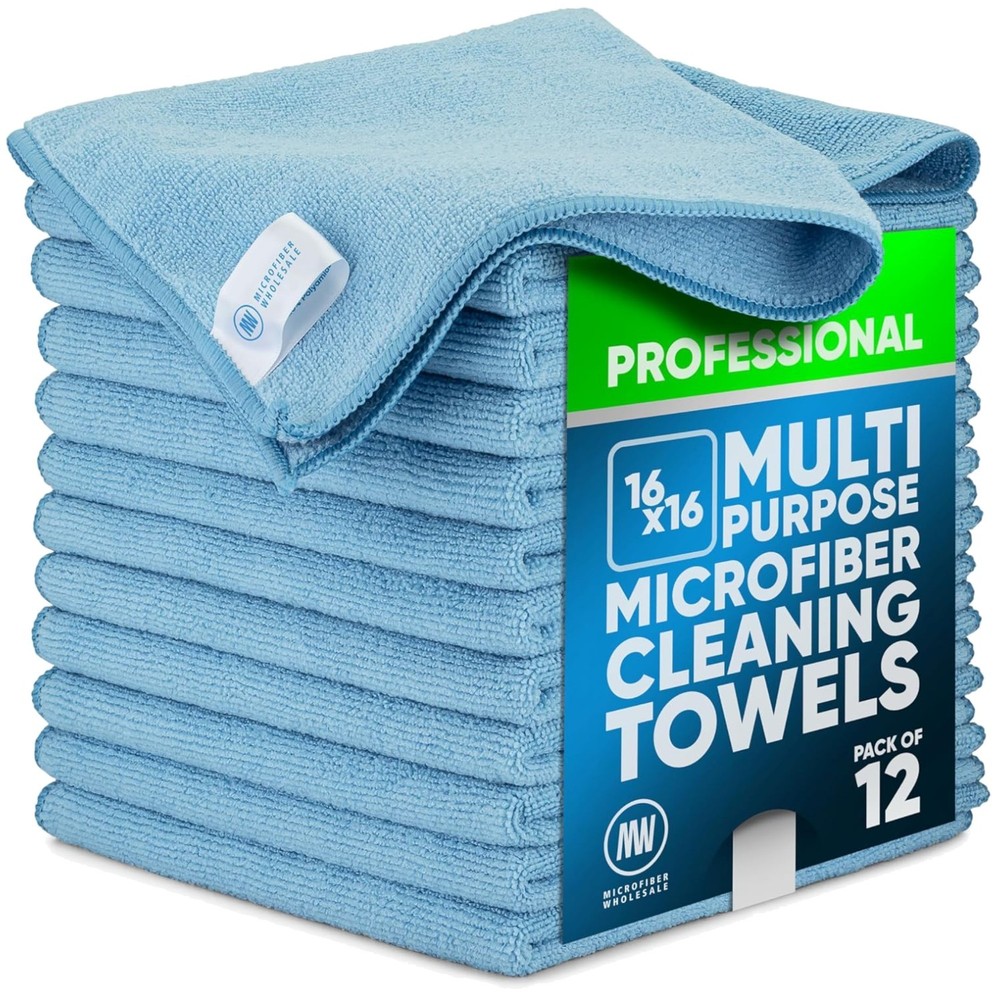 High Absorbent Cleaning Cloth 12-Pack