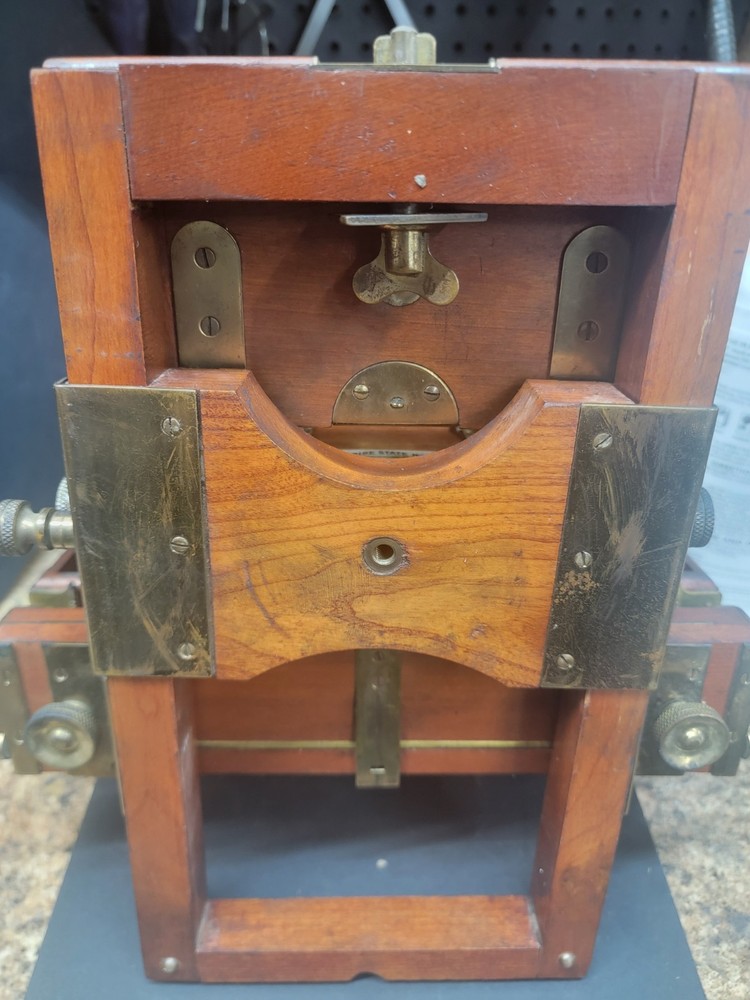 Empire State No. 2 Camera With Original Tripod Solid Cherry Construction