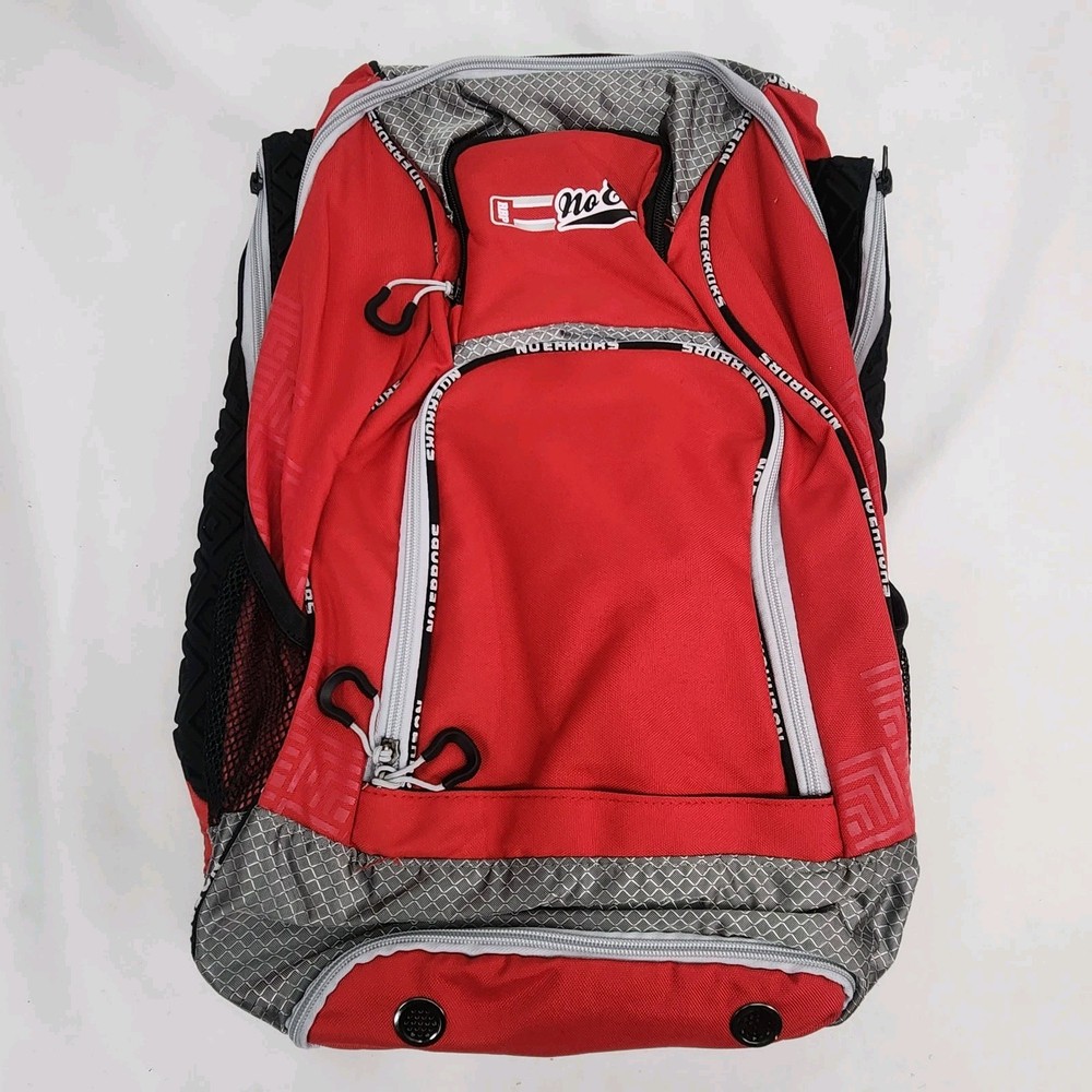 Baseball Softball Coaching Backpack Bat Bag "No Errors" RED New w/ Tags *Read
