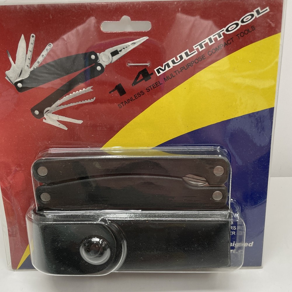 14 Function Pocket Multi Tool W CASE Camping Hunting Survival Emergency New