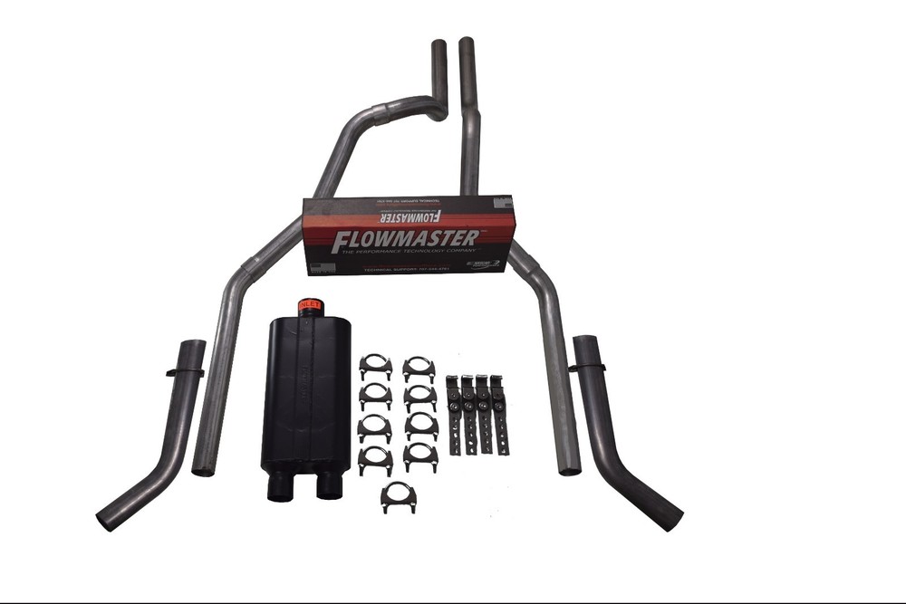 09-18 Dodge Ram 1500 2.5" Dual Exhaust Flowmaster 50 Corner Exit