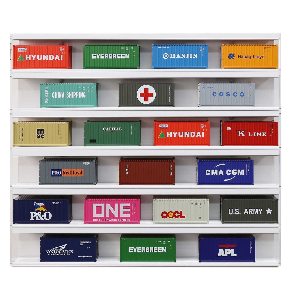Evemodel O Scale 20ft Shipping Container 20' Cargo Box for Model Railway C4320
