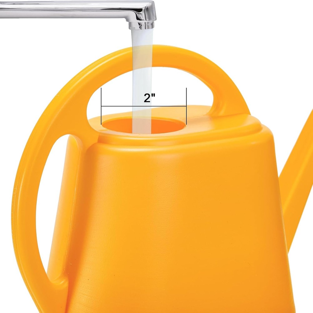 Fasmov Watering Can, 1/2 Gallon Plastic Cans with Comfortable...