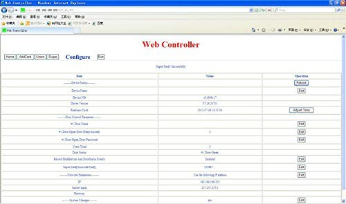2 Door IP Based Wiegand 26/34 Bit Network Access Control Board Controller