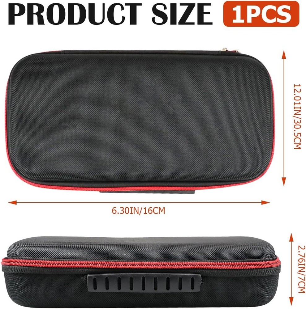 Microphone Case Double Mic Slots Storage Bag Protective for Outdoor...
