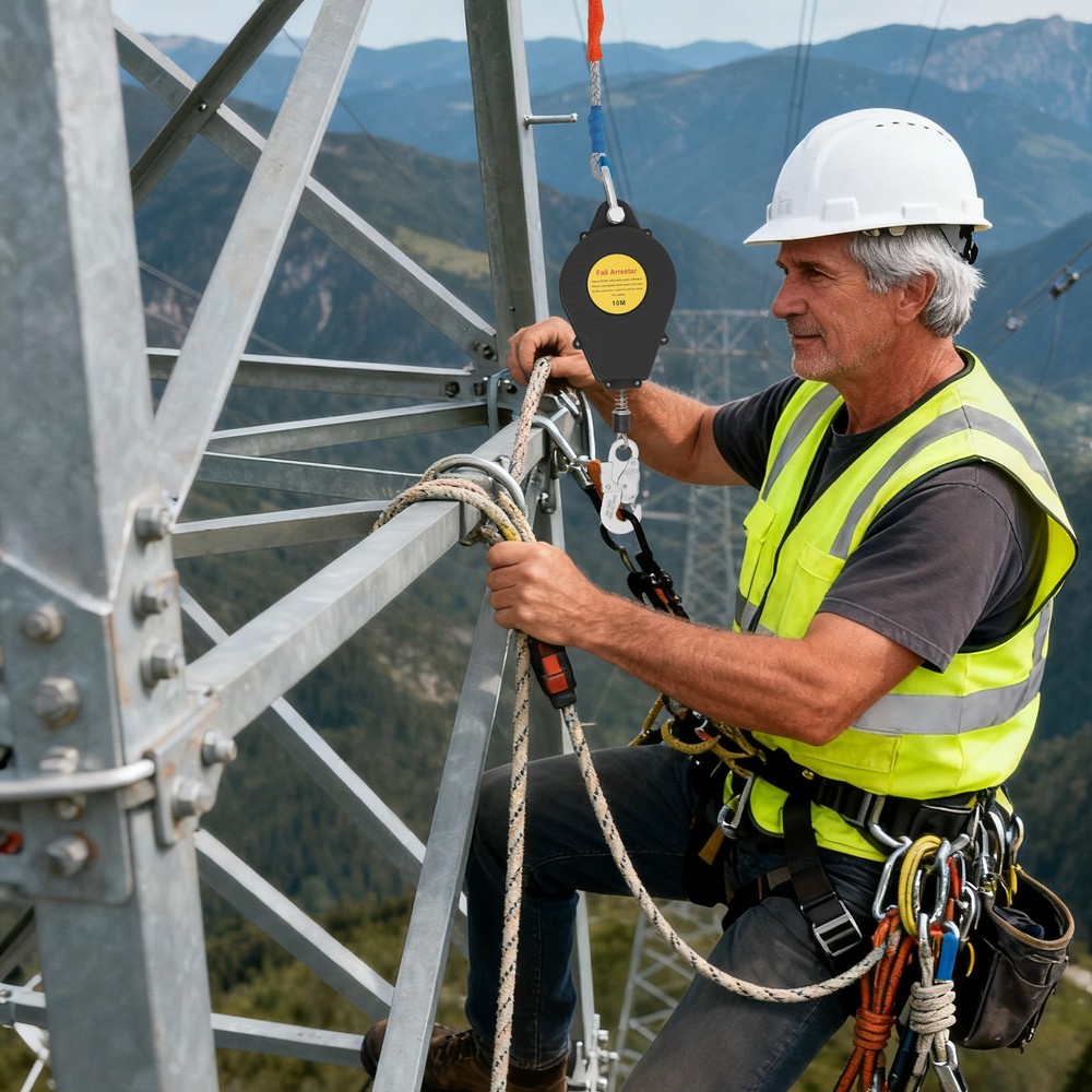 Fall Arrest Protection Equipment Self-Retractable Falling Arrester Protect Gear