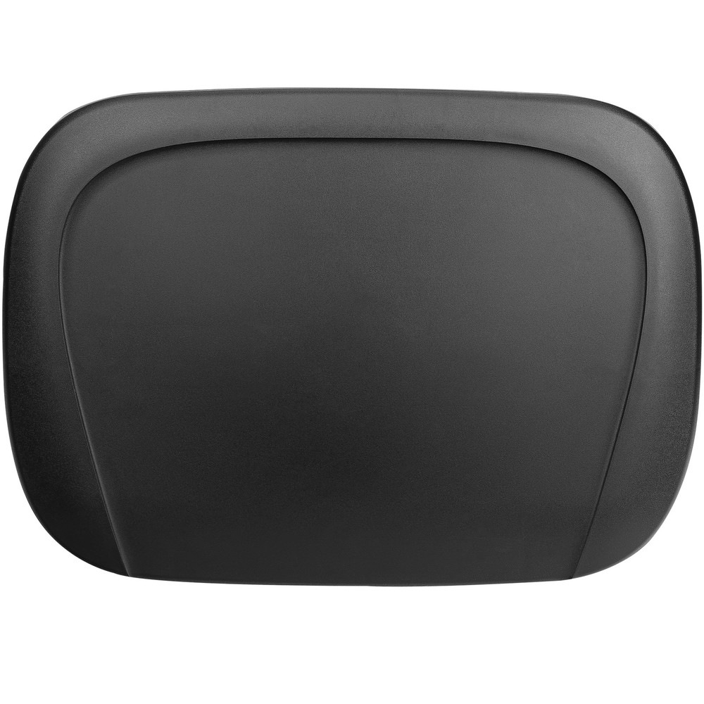 Kitchen Trash Can, 20.1 Gallon Plastic Step Garbage Bin with Foot Pedal Lid, Bla