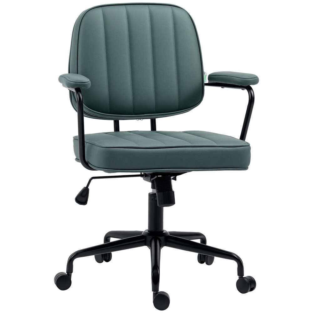 Vinsetto Home Office Chair Adjustable Height Tilt Function Swivel Back Support