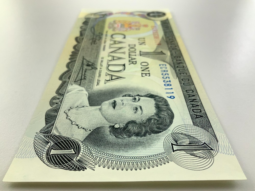 One 1973 Canada 1 Dollar Banknote Order Multiple for Consecutive II730
