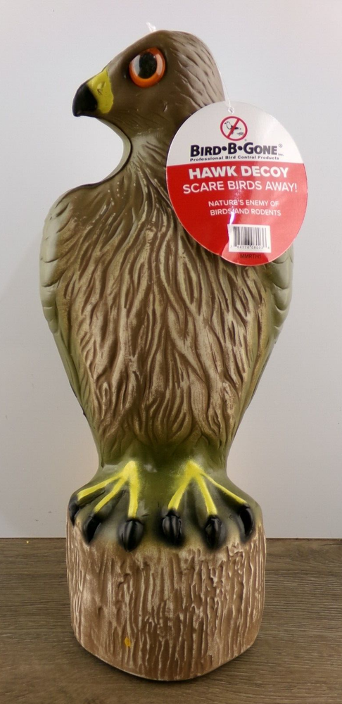 Bird-B-Gone 16" Hawk Decoy, New A2
