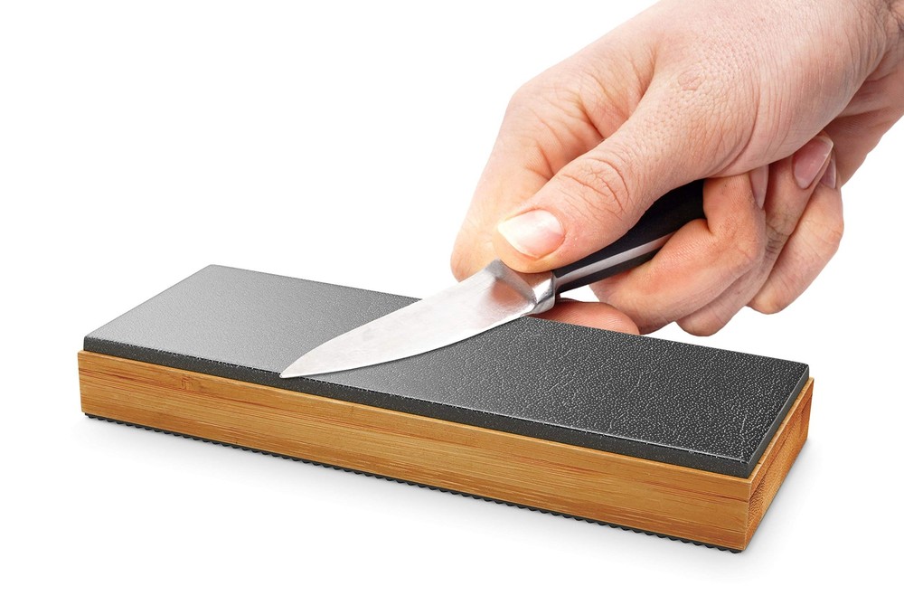 Sharp Pebble Premium Leather Strop kit with Polishing Compound- Knife Stroppi...