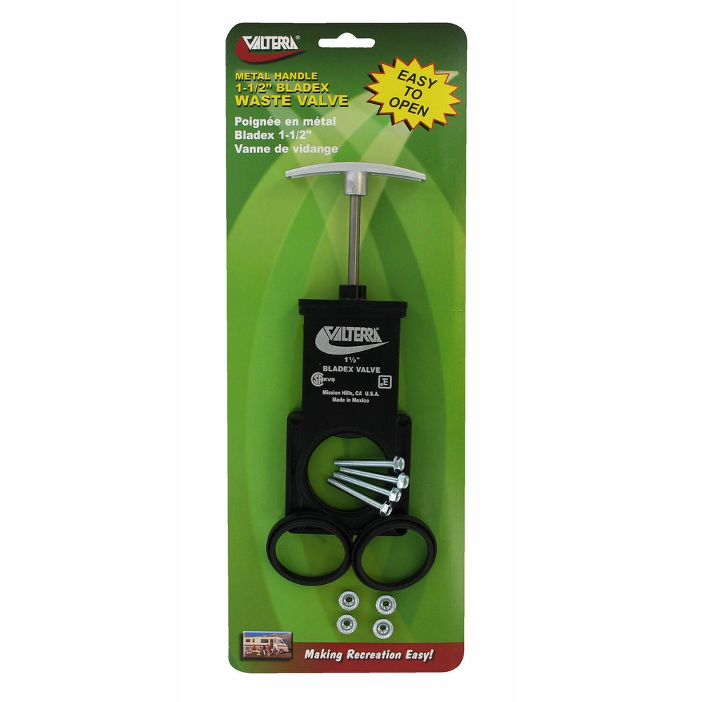 Valterra T1001VPM Metal Handle 1-1/2" Bladex Waste Valve