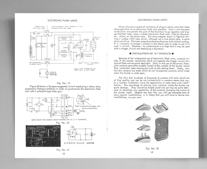 Electronic Flash Units Photo Equipment Technician Course Reprint