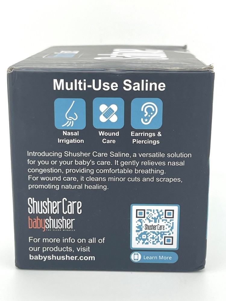 Shusher Care Saline Solution – 50 Ampoules Box - EXP: 04/2028