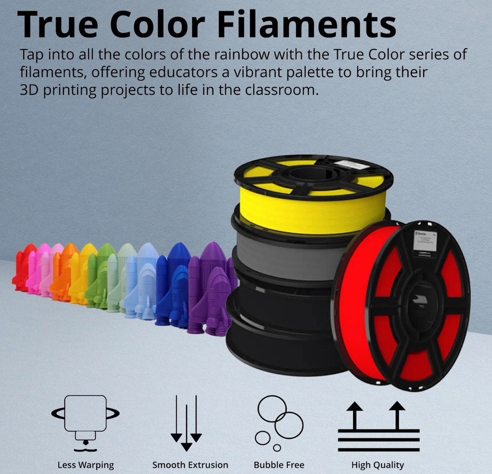 MakerBot 375-0047A Sketch PLA Filament 2.2Lb (True Blue)