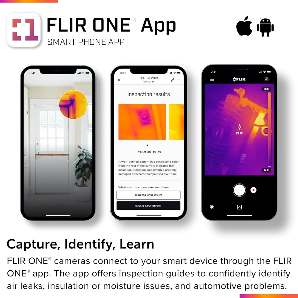 High-Resolution ONE Pro Thermal Camera for Android - USB-C with Vivid IR Tech