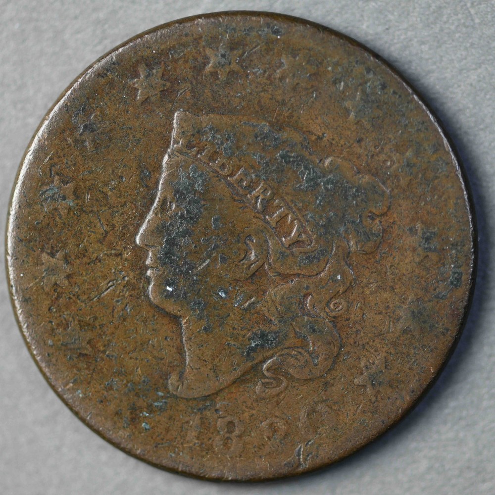 1820 Matron Head Large Cent Early Copper Type Coin