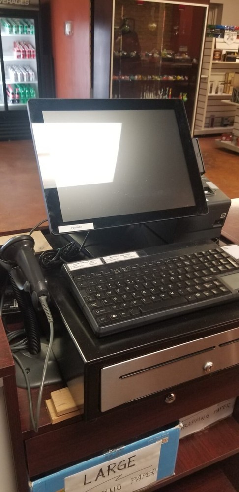 (2) NCR COUNTERPOINT POS TERMINAL SYSTEM BUNDLE - GOOD CONDITION