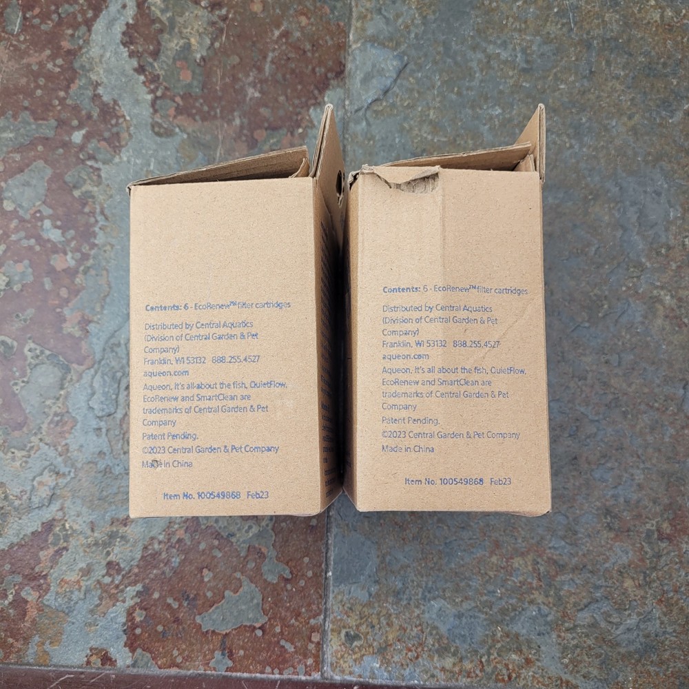 Aqueon EcoRenew Replacement Filter Cartridges Medium - 6 pack X2