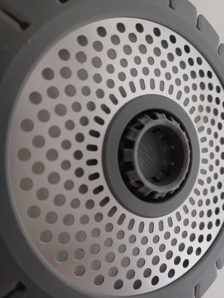 1 qAp stainless steel drain shield light grey