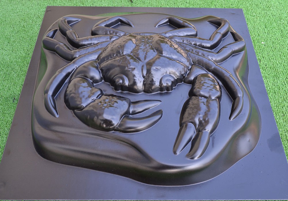 Concrete Mold Crab Decorative Stone Casting Decor Sold 1pc Mold ABC Plastic A01