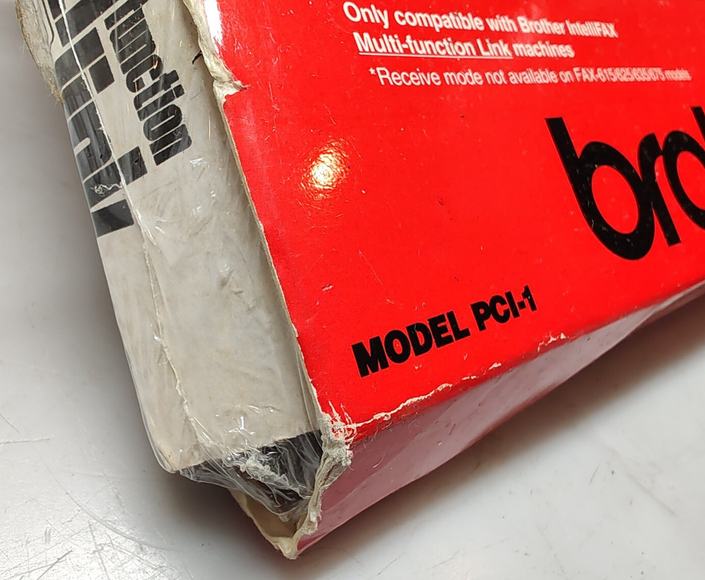 Vintage NOS Brother Missing Link Model PCI-1 Modem Fax Scanner Printer Software