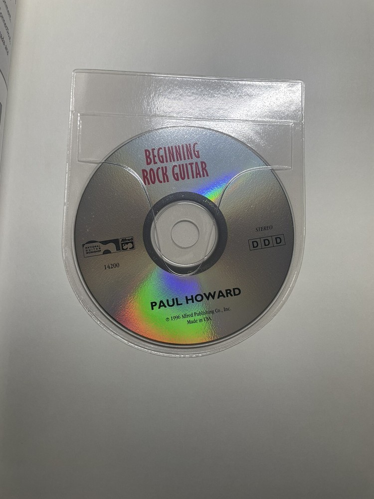 Beginning Rock Guitar by Paul Howard (Alfred, 1996) - Includes CD