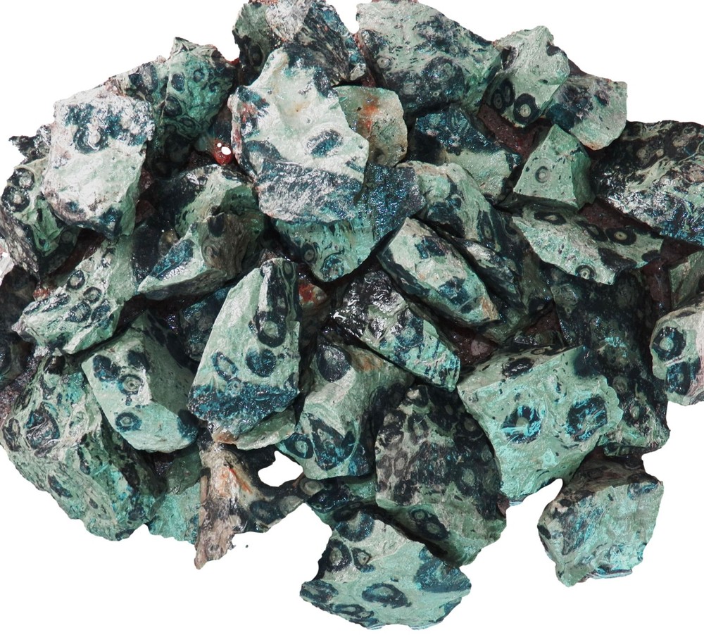 1 lb Kambaba Jasper Rough Tumbling Rock Stones from MADAGASCAR