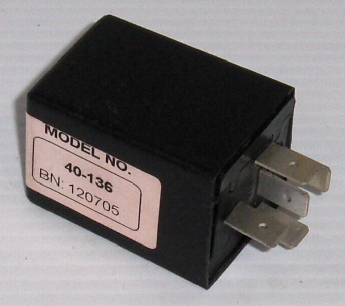 Hamsar 12V Solid State 5 Pin Type B Terminal Turn Signal Flasher Relay 40-136