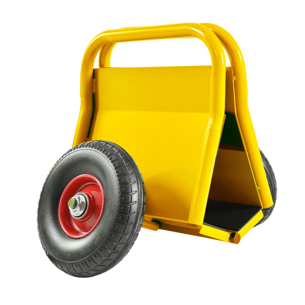 1000LB Heavy Duty Panel Dolly w/10" Solid Rubber Tires for Drywall