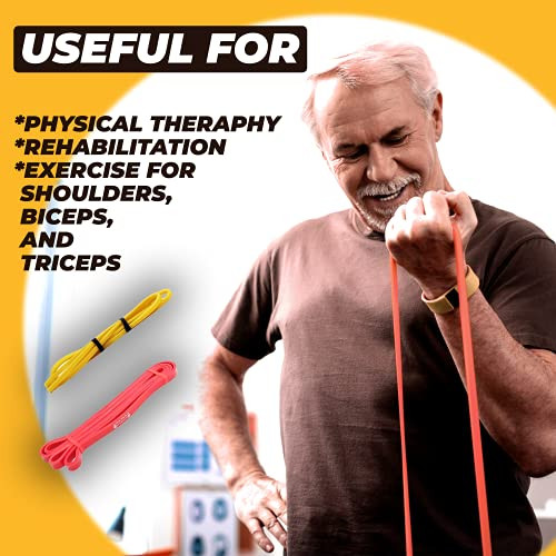 Heavy Duty Resistance Stretch Loop Bands for Powerlifting Workout Exercise