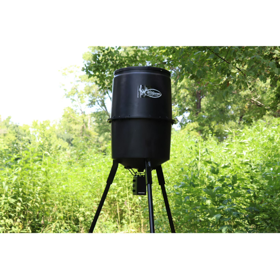 Wildgame Innovations 225 lb Game Feeder Digital Timer Tripod 30ft