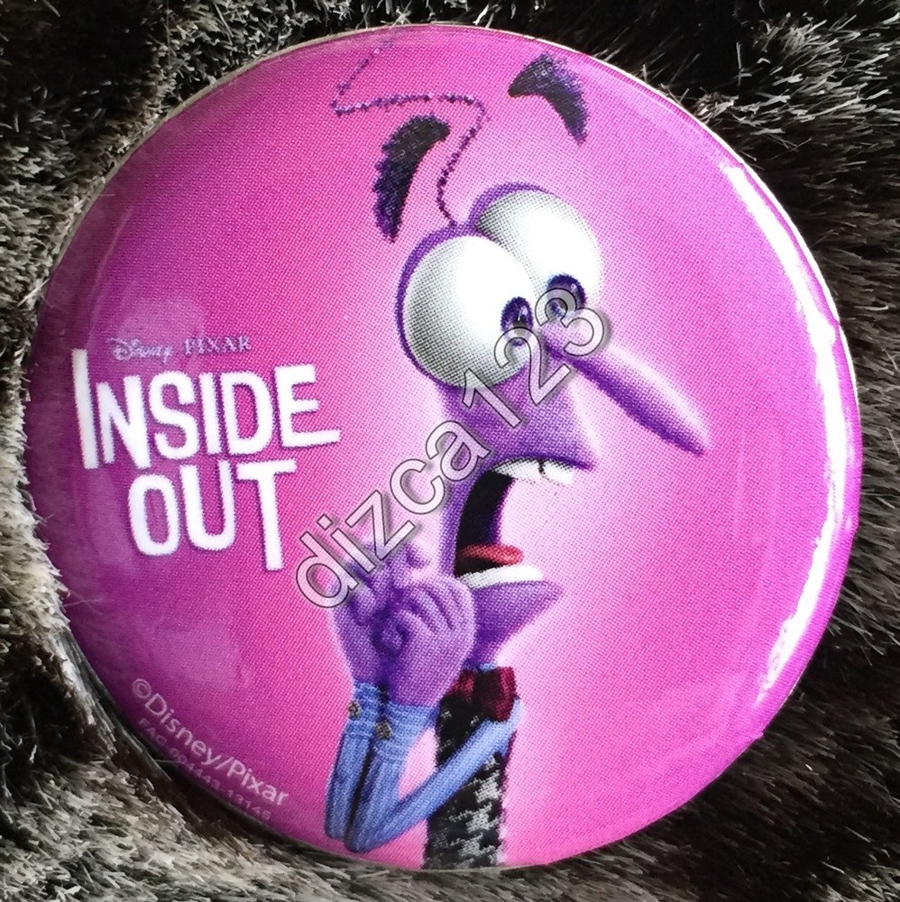Disney Button Pixar Inside Out Fear 1" Disney Store Button