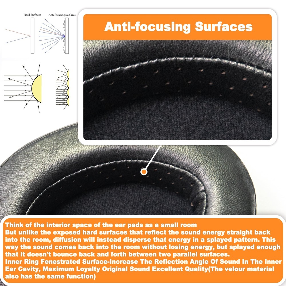 Pure Lambskin Ear Pads For HyperX Cloud Alpha Alpha S Flight Stinger 2 Headphone