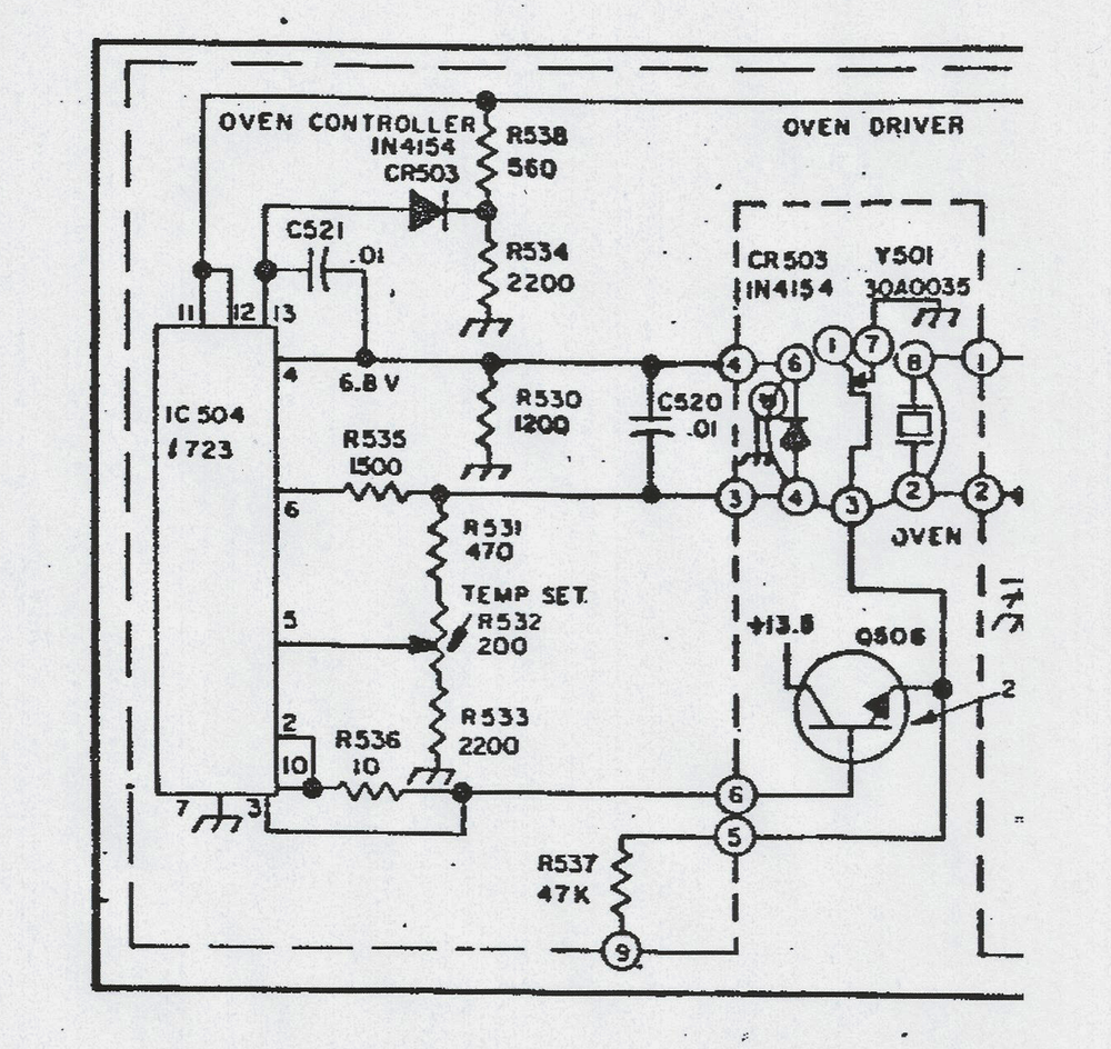 Crystal Ovens used in Moseley Model 505 Transmitters