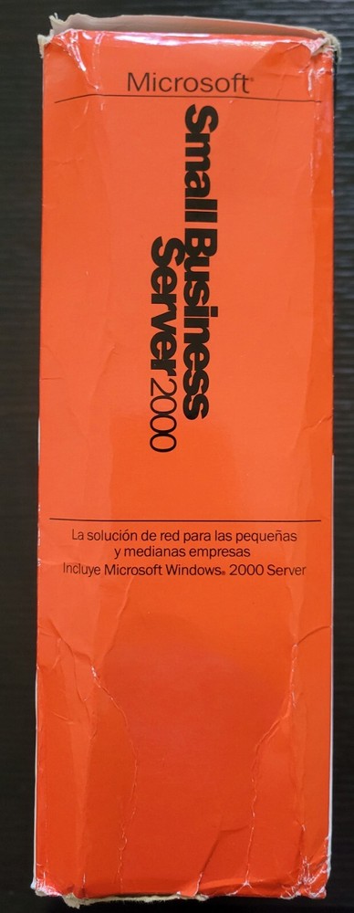 Microsoft Small Business Server 2000 in Spanish - Rare finding