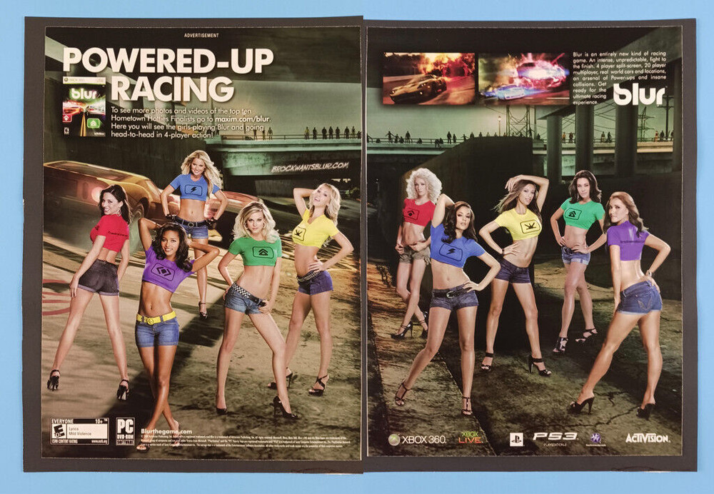 2009 Powered Up Racing 2-Page Print Advertisement