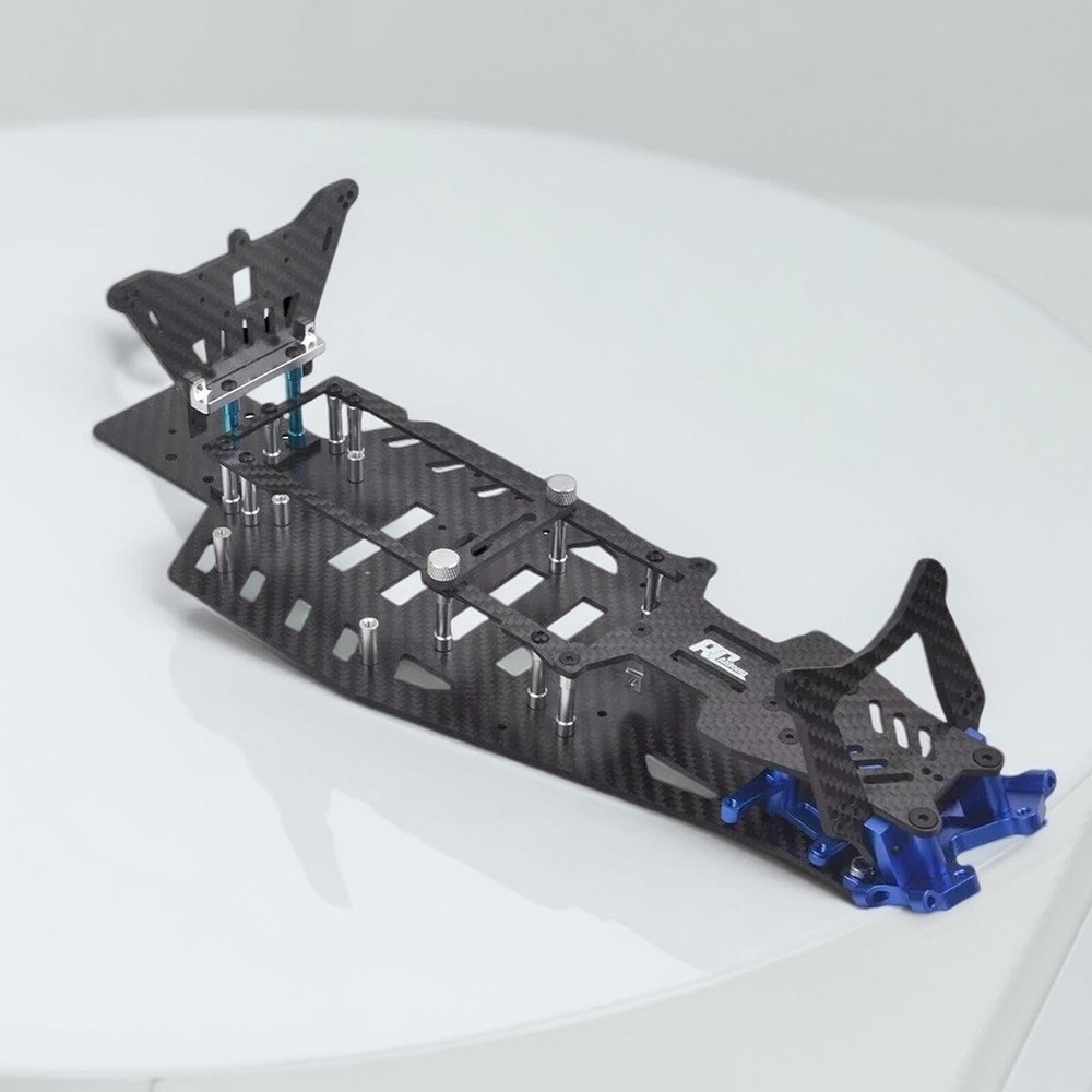 Carbon Chassis Frame Conversion Kit for Rustler VXL 2WD Bandit Upgrades