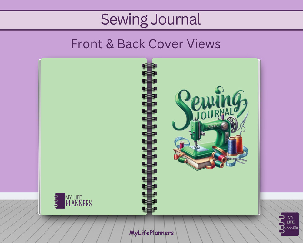 Sewing Journal, Sewing Notebook, Sewing, Hobby Journal, Craft Journal