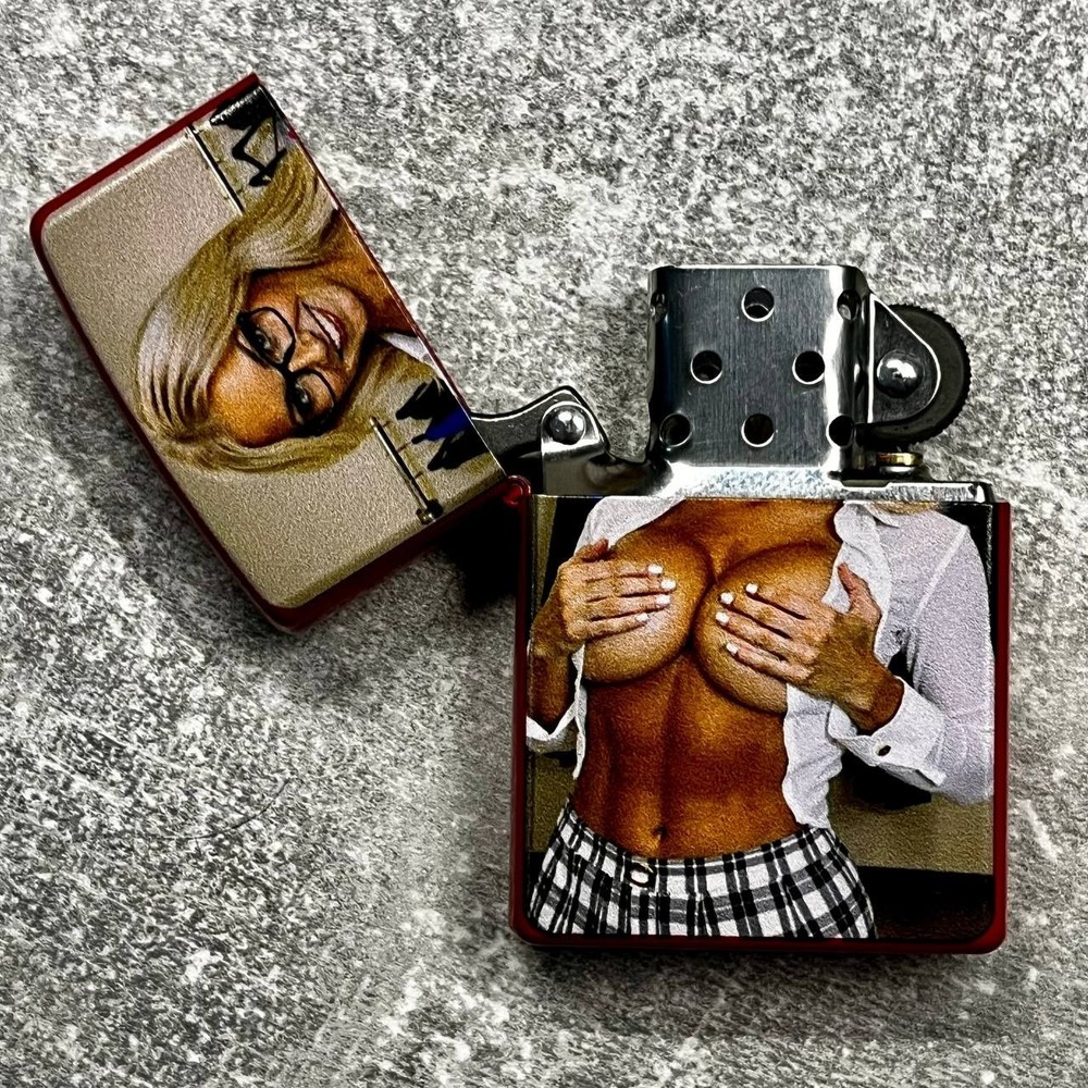 Pocket Metal Lighter with Protective Case Included