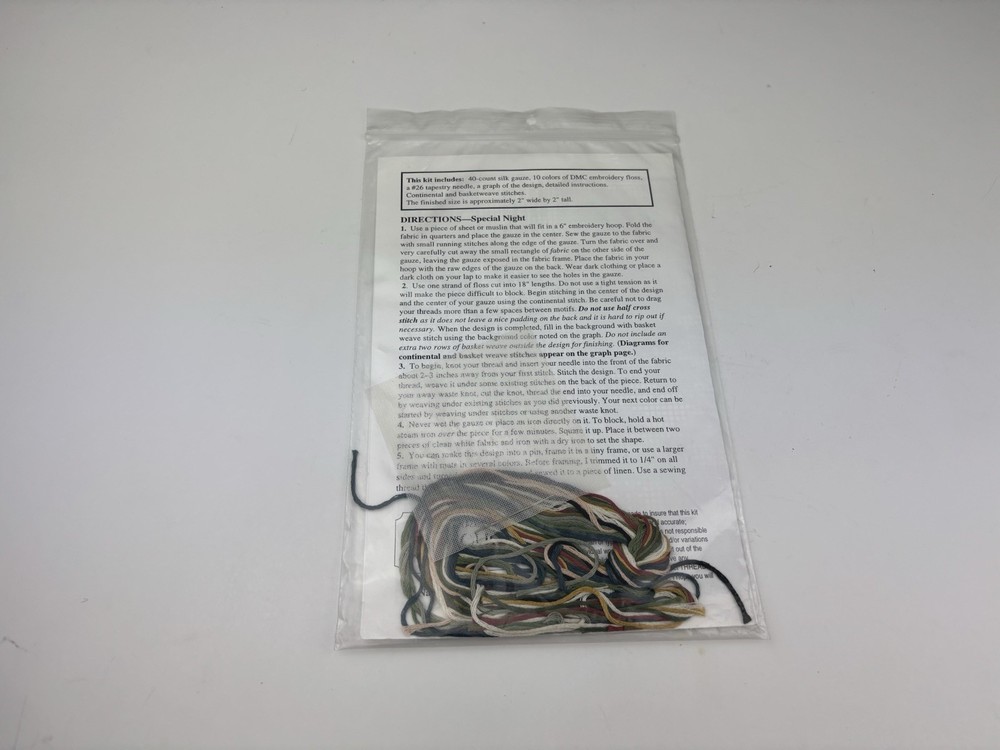 Threads Through Time Special Night Needlepoint Pattern Kit 6S